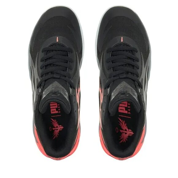Puma [NEW] LaMelo Ball MB.02 Flair Black Sunset Glow 378287-01 - Picture 2 of 6